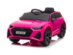 Audi RS6, 12 volt elektrische kinderauto met rubberen banden, Ophalen of Verzenden, Nieuw