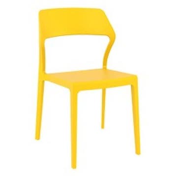 (MDK-107195) Siesta Snow stoel geel, Ophalen of Verzenden, Nieuw
