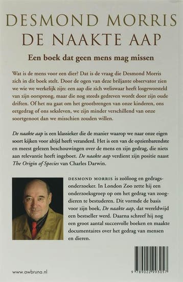 De naakte aap 9789022993057 Desmond Morris, Verzenden, Gelezen, Desmond Morris