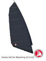 Ventoz strandzeil 6.5 m2 - All Black, Watersport en Boten, Minder dan 3 meter, Nieuw, Ophalen of Verzenden, Minder dan 15 m²