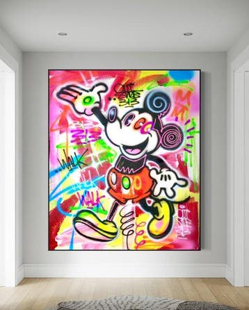 Outside313 - Mickey Mouse - Walk, Antiek en Kunst