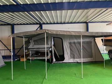 Gordigear Savannah 2go tenttrailer | Urban Gray, Caravans en Kamperen, Vouwwagens, Ophalen, Grijs, Tot en met 6