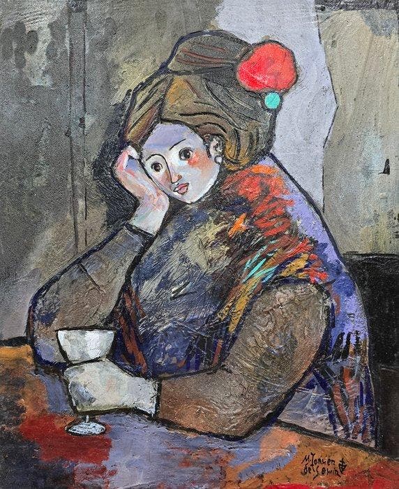 Miquel Torner de Semir (1938) - Mirada de asombro, Antiek en Kunst, Kunst | Schilderijen | Klassiek