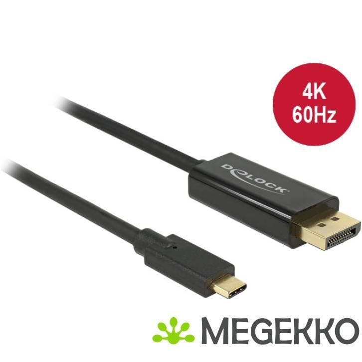 Delock 85256 Kabel USB Type-C male > DisplayPort male (DP, Computers en Software, Overige Computers en Software, Nieuw, Verzenden