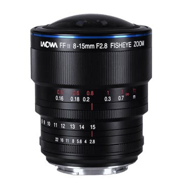 Laowa 8-15mm f/2.8 FF Zoom Fisheye - Canon RF, Ophalen of Verzenden, Nieuw, Zoom