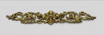Decoratief ornament - Frankrijk - Bronzen plaquette