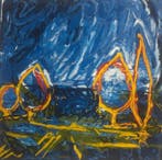 Mario Schifano (1934-1998) - Esterno, Antiek en Kunst