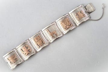 Armband - Peru zilver 925 en goud 18K