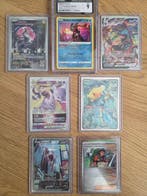 7 Graded card - Radiant Greninja, mewtwo, Miraidon, umbreon,, Nieuw