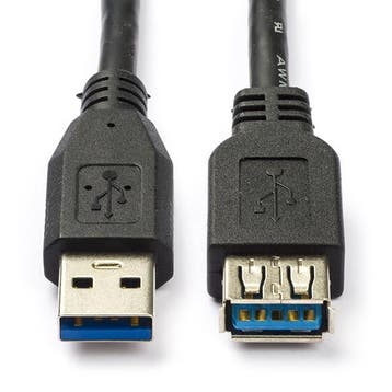 USB verlengkabel | 5 meter | USB 3.0 (100% koper), Verzenden, Nieuw
