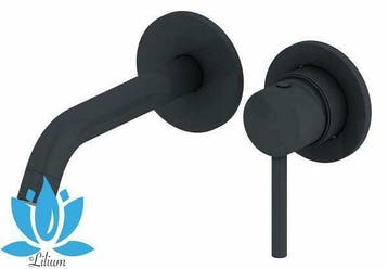 Best Price: zwarte inbouwkraan geheel compleet Lilium Rond, Doe-het-zelf en Verbouw, Sanitair, Verzenden, Nieuw, Kraan