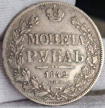 Rusland, Russische Kaukasus Nicholas I. 1 Rouble 1842 1842