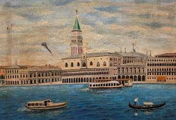 Italiaanse school (XX) - Veduta di Venezia