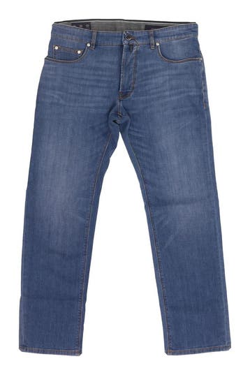 Pierre Cardin Broek in maat W34 L34 Blauw, Verzenden, Gedragen, Blauw, Pierre Cardin