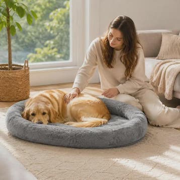 Luxe Orthopedisch Hondenkussen 174x118x24 cm - Memory Foam &, Verzenden, Nieuw