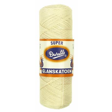 Durable Glanskatoen Nr. 8 - 087 ecru - Katoen Garen, Ophalen of Verzenden, Nieuw