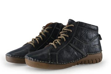 Josef Seibel Enkellaarzen in maat 38 Blauw, Kleding | Dames, Schoenen, Lage of Enkellaarzen, Zo goed als nieuw, Josef Seibel, Verzenden