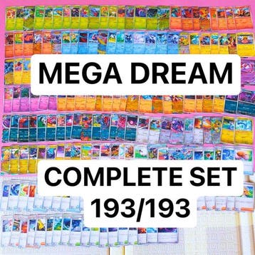 Pokémon - Complete Mega Dream Set - 193/193 - Complete Base, Nieuw