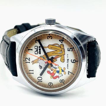 Q&Q - Woody Woodpecker Manual Winding - A-120221 - Unisex -, Nieuw in verpakking