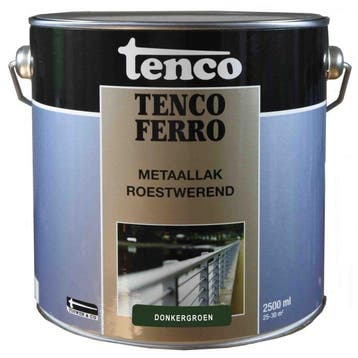 Tencoferro roestwerende metaallak 2,5 liter, donkergroen,, Verzenden, Nieuw