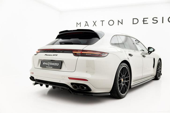 Maxton Diffuser Splitter Porsche Panamera E-Hybrid 971, Auto diversen, Tuning en Styling, Verzenden
