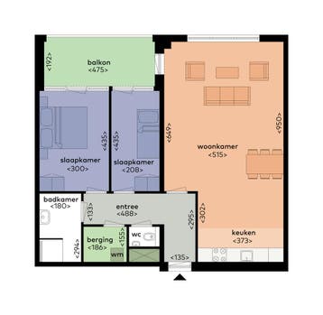 Te huur: Appartement Vesta in Purmerend, Huizen en Kamers, Noord-Holland, Purmerend, Appartement
