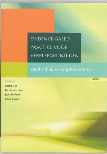 Evidence-based practice voor verpleegkundigen 9789059312111, Verzenden, Zo goed als nieuw