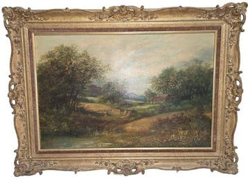 Louis Mayer (1791-1843) - Paesaggio romantico - NO RESERVE, Antiek en Kunst