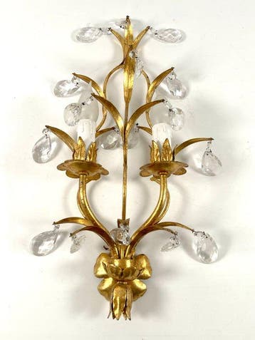 Wandkandelaar - Metaal - Lamp in Coco Chanel-stijl