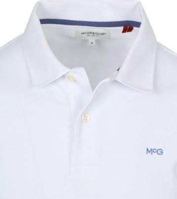 2dekans | McGregor Piqué Polo Wit - Maat 3XL - Heren, McGregor, Wit, Overige maten, Ophalen of Verzenden