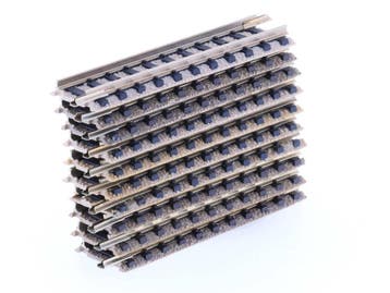 Schaal N Fleischmann 9102 Rechte rails                  5..., Gebruikt, Gelijkstroom, Fleischmann, Rails