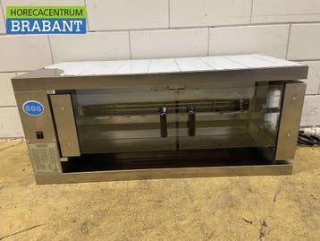 RVS GGG Kippengrill Grill 1 spies 5/6 kippen 400V Horeca, Zakelijke goederen, Ophalen of Verzenden, Nieuw zonder verpakking