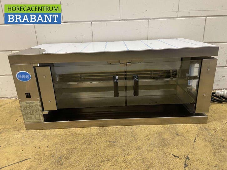 RVS GGG Kippengrill Grill 1 spies 5/6 kippen 400V Horeca, Zakelijke goederen, Horeca | Keukenapparatuur, Nieuw zonder verpakking