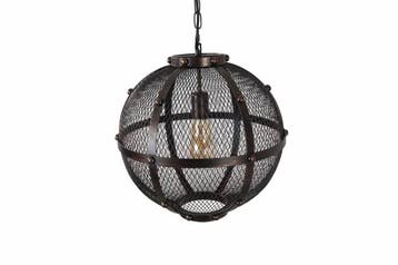 Hanglamp Smeedijzer Zwart - Scaldare Acceglio (Hanglampen), Ophalen of Verzenden, Nieuw, Overige materialen