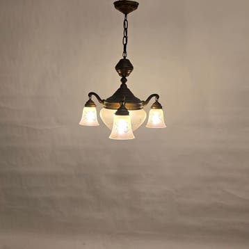hanglamp 304 Refurbished, Huis en Inrichting, Ophalen, Gebruikt, Overige materialen, Art Deco - Art Nouveau - Jugenstill