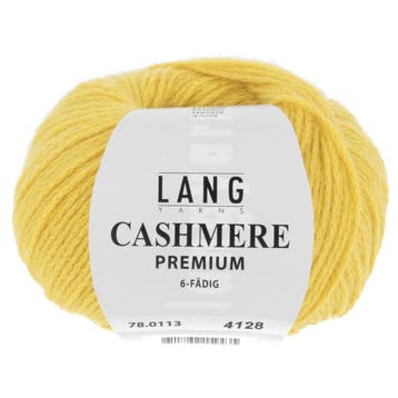 LANG Yarns Cashmere Premium - 113 Geel - Puur Kasjmier Gar, Ophalen of Verzenden, Nieuw
