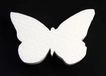 Styropor Piepschuim Isimo Vlinder Kleinste 20 cm, Ophalen of Verzenden, Nieuw