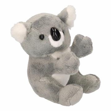Pluche koala knuffel beer - grijs - 14 cm - knuffel, Verzenden, Nieuw