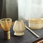 4-delige Matcha Thee Set – Bamboe Klopper en Kom, Hobby en Vrije tijd, Theezakjes, Verzenden