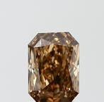 1 pcs Diamant (Natuurlijk gekleurd) - 1.13 ct - Rechthoek -, Nieuw