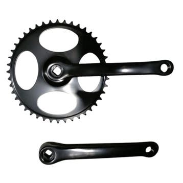 Falkx MTB/ATB crankstel - 44 tanden - staal - 170 mm - zwart, Fietsen en Brommers, Fietsonderdelen, Ophalen of Verzenden, Nieuw
