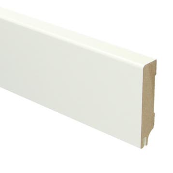 Sfeerplinten MDF Moderne plint 70x15 RAL 9010 + uitsparing, Overige materialen, Verzenden, 50 tot 150 cm, Overige typen