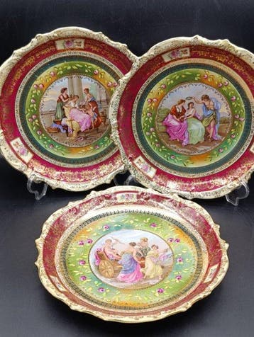 Estilo Porcelana de Viena - Bord (3) - Porselein -