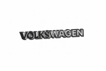 Origineel Volkswagen embleem - zwart, Auto-onderdelen, Ophalen of Verzenden, Nieuw, Volkswagen