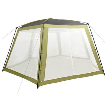 vidaXL Zwembadtent 660x580x250 cm stof groen, Tuin en Terras, Verzenden, Nieuw