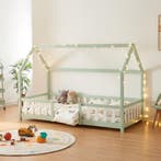 Kinderbed Sisimiut met uitvalbeveiliging 90x200 cm mint en w, Kinderen en Baby's, Kinderkamer | Bedden, Verzenden, Nieuw