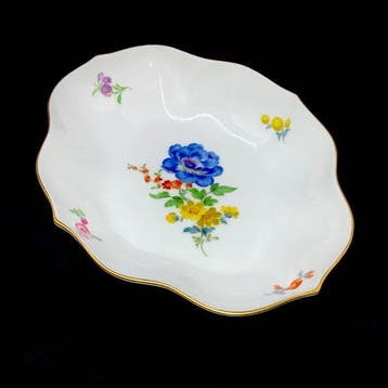 Meissen - Exquisite Serving Platter (19 cm) - Bouquet of