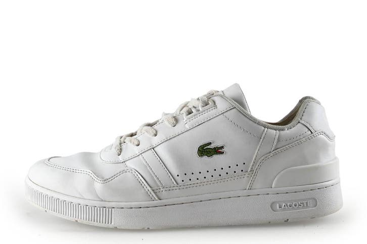 Lacoste Sneakers in maat 45 Wit, Kleding | Heren, Schoenen, Wit, Zo goed als nieuw, Sneakers of Gympen, Verzenden