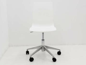 Vergaderstoel Maxdesign Ricciolina 3530 kunststof kuip wit,, Ophalen of Verzenden, Gebruikt, Overige typen