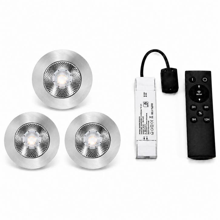 LED Dimbare keuken inbouwspots / kastspots / wandplank spots, Huis en Inrichting, Lampen | Spots, Plafondspot of Wandspot, Nieuw